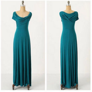 Plenty by Tracy Reese Cowl Maxi Dress Green Small
